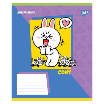 Yes Line Friends Funny Diagonal Line Notebook А5 12 sheets - buy, prices for NOVUS - photo 2
