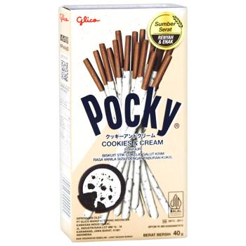 Палочки шоколадные Pocky Cookies & Cream 40г - купить, цены на Чудо Маркет - фото 2