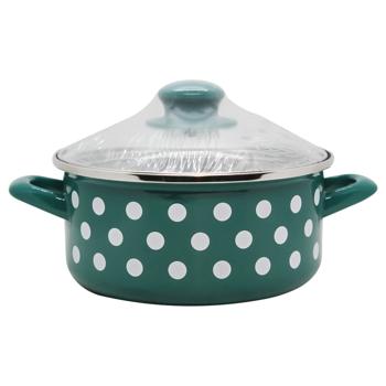 Кастрюля мелкая Metalac Стандарт 2,2л - купить, цены на МегаМаркет - фото 1