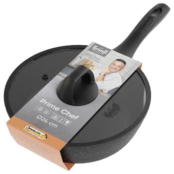 Сковорода Krauff зі скляною кришкою 24см 25-45-223 - купити, ціни на Таврія В - фото 3