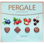 Конфеты шоколадные Pergale Milk Berries из молочного шоколада с ягодными начинками ассорти 117г
