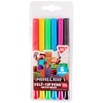 Фломастери Yes Minecraft 6 кольорів