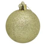 Greenwich Glitter Christmas Ball 6cm Gold