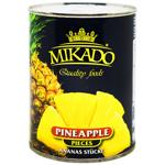 Mikado Sliced ​​Pineapple in Syrup 565g