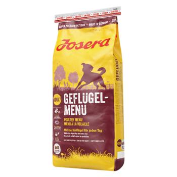 Корм сухой Josera Geflugel-Menu с домашней птицей для взрослых собак 15кг - купить, цены на MasterZoo - фото 1