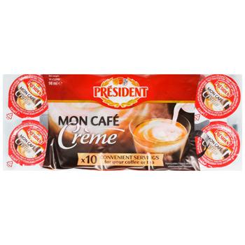 Вершки President стерилізовані для кави 10% 10шт 10г - купити, ціни на КОСМОС - фото 2