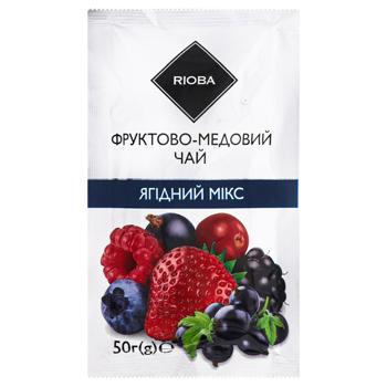 Rioba Berry Mix Concentrate Fruit-honey Tea 50g - buy, prices for METRO - photo 1