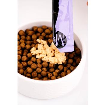 Лакомство для кошек Mavsy Creamy Рамен с креветками в льняном соусе и перепелиным яйцом кремовое 5шт*15г - купить, цены на MasterZoo - фото 6
