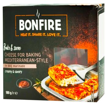 Сыр Bonfire BBQ полутвердый в маринаде 55% 180г