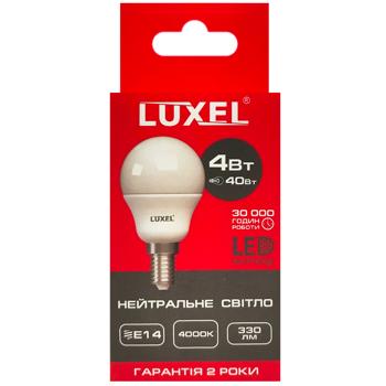 Лампа Luxel світлодіодна E14 4W ECO 055-NE - купити, ціни на - фото 2