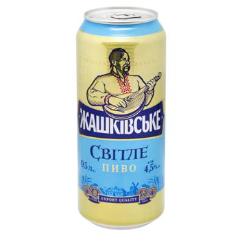 Zhashkivske Light Unfiltered Beer 4.5% 0.5l