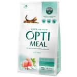Корм сухой Optimeal с курицей для котят 700г