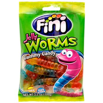 Fini Jelly Worms Jelly Candies 90g - buy, prices for Epicentr FOOD - photo 1