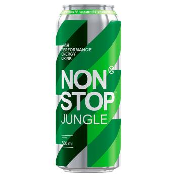 Напиток энергетический Non Stop Jungle безалкогольный 0,5л - купить, цены на AlcoHub - фото 1
