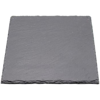 Aro Slate Square Tray 20x20cm 2pcs