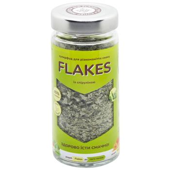 Flakes Inactive Yeast Flakes with Spirulina 80g