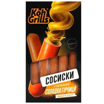 Koh Grills Globino Non-Casing High Grade Sausages with Sweet Mustard 335g - buy, prices for - photo 3