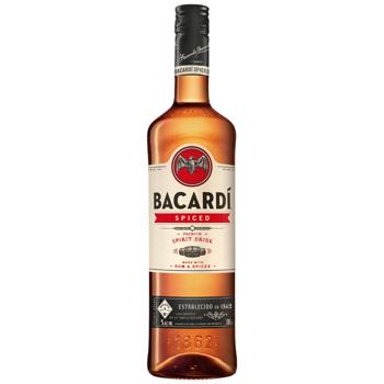 Ромовый напиток Bacardi Spiced 40% 0,7л - купить, цены на Идеал - фото 1