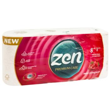 Zen Premium Care 3-ply Toilet Paper 8pcs - buy, prices for - photo 3