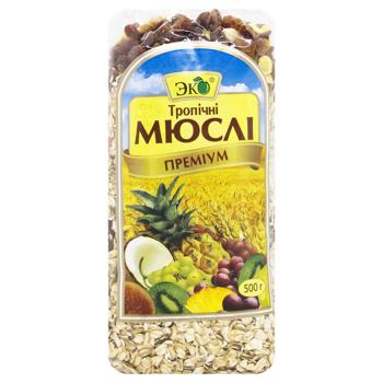 Мюсли Эко Тропические премиум 500г