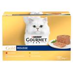Набір вологого корму для котів Gourmet Gold 85 г x 12 шт - асорті