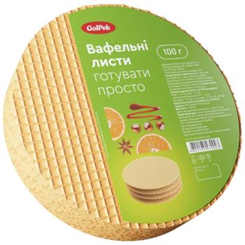 Листы вафельные Golpek Белые 9шт 100г - купить, цены на Чудо Маркет - фото 2