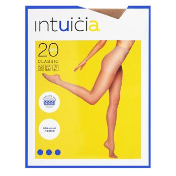 Колготки Intuicia Classic женские бежевые 20ден 2р - купить, цены на Идеал - фото 1