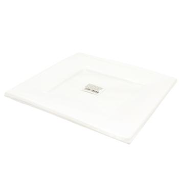 Plates Square plastic White 23cm 10pcs - buy, prices for COSMOS - photo 2