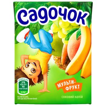 Sadochok Multifruit Juice Drink 200ml - buy, prices for Ideal - photo 3