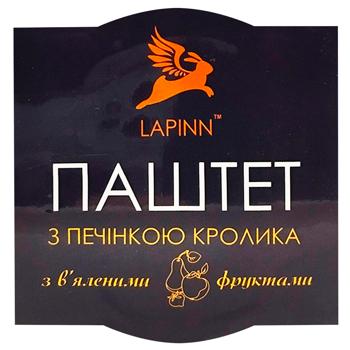 Паштет Lapinn з печінки кролика з в'яленими фруктами 95г - купити, ціни на Восторг - фото 2