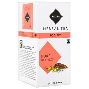 Чай травяной Rioba Pure Rooibos Ройбуш 1,5г*25шт - купить, цены на METRO - фото 3