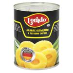 Lorado Pineapple Rings  in Light Syrup Can 580ml