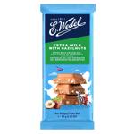 E.Wedel Milk Chocolate with Pieces of Hazelnut 80g