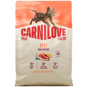 Корм сухой Carnilove True Fresh с лососем и индейкой для котят 2кг - купить, цены на MasterZoo - фото 1