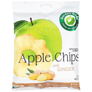 Garden Gadz Apple Chips with Ginger 40g - buy, prices for NOVUS - photo 1