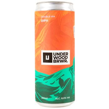 Пиво Underwood DIPA светлое нефильтрованное 5% 0,33л - купить, цены на WINETIME - фото 2