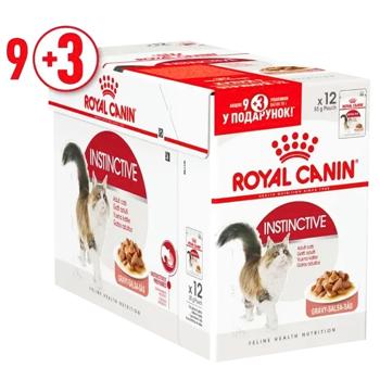 Корм вологий Royal Canin Instinctive з домашньою птицею для котів 9+3шт*85г