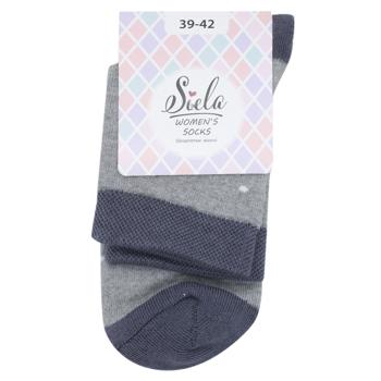 Sock Siela grey terry 39-42size Ukraine - buy, prices for NOVUS - photo 1