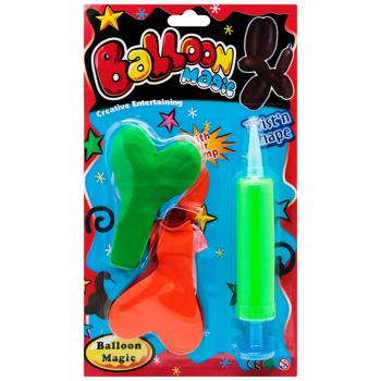 Zed Hearts Balloons with Pump 12" in Assortment - buy, prices for EKO Market - photo 3