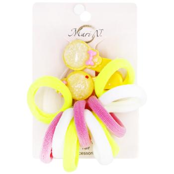 Mari N. Set of Kid's Hair Clips with Elastic Bands 12pcs in assortment - buy, prices for - photo 4