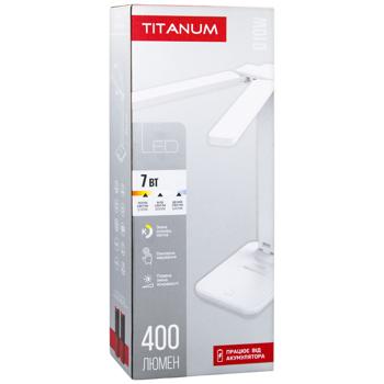 Лампа Titanum LED TLTF-010W 7W настольная с аккумулятором - купить, цены на - фото 3