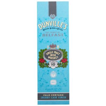 whiskey dunvilles 46% 700ml cardboard box Ireland - buy, prices for - photo 4