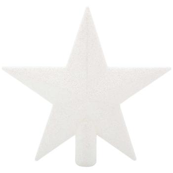 Верхушка на елку Actuel Звезда белая 20см