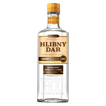 Hlibny Dar Rye Vodka 40% 0.5l - buy, prices for - photo 1