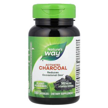 Nature's Way Activated Charcoal 560mg 100 capsules - buy, prices for - photo 1