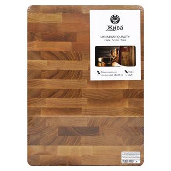 Zhyva Ash-tree Cutting Board 25х35х4cm - buy, prices for NOVUS - photo 1