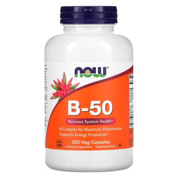 Now Foods B-50 Vitamin B 250 capsules - buy, prices for Biotus - photo 1