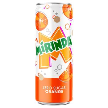 Mirinda Zero Sugar Carbonated Drink 0.33l - buy, prices for COSMOS - photo 1