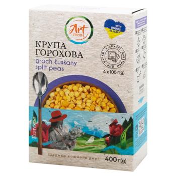 Крупа гороховая Art Foods в пакетиках 4х100г - купить, цены на - фото 2