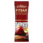 Батончик Misso Fitbar Журавлина-мигдаль 30г